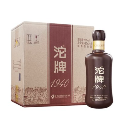 225.8元包邮！沱牌 1940建厂纪念酒 50度浓香型白酒480mL*6瓶