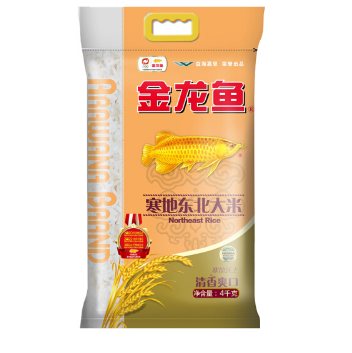 折16.4元/件！金龙鱼 寒地东北大米 4kg*9件