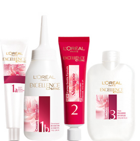  23元！巴黎欧莱雅 卓韵霜护发染发霜 #4自然棕色 172ml（需拍3件 fu69yuan）