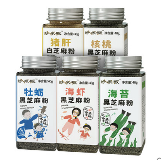 5元包邮！好米畈辅食粉猪肝海苔40g×1瓶