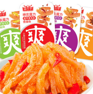 9.9元包邮！神农芋魔芋爽30包
