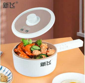 19.99元包邮！新飞陶瓷多功能不粘锅电煮锅1.5L
