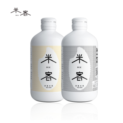 9.9元包邮！米客 6度糯米酒 原味/桂花味250ml*2瓶