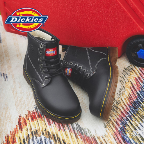 299元包邮！Dickies秋冬款高帮机车靴
