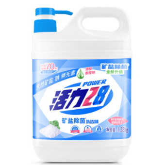 3.24元！活力28 天然矿盐洗洁精 1.28kg （需买2件 付6.48元）