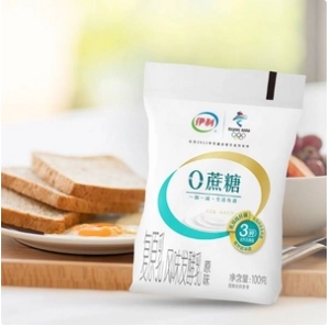 【1.49元/袋】29.9元包邮！伊利 0蔗糖风味发酵乳酸奶 100g*20袋