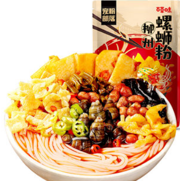 17.9元包邮！百草味 螺蛳粉 300g*3袋 