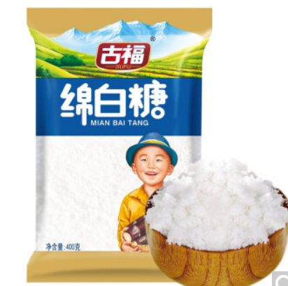 3.3元！古福 精品 绵白糖 400g （需买2件 付6.6元）
