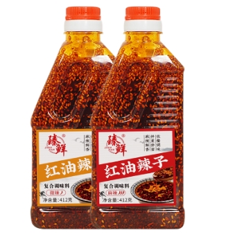 10.8元包邮！四川红油辣椒油412g（可以用签到红包）