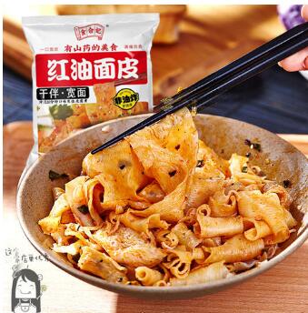 8.9元包邮！食合记红油面皮120g*4包