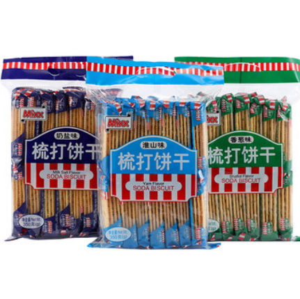 14.8元包邮！苏打饼干350g*2