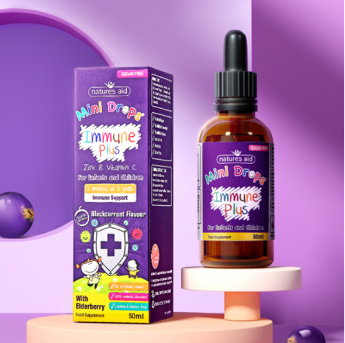 【黑五价】19.79元包邮！Natures Aid 儿童营养免疫增强版滴剂 50ml