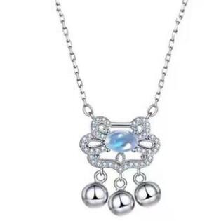 18元包邮！新加坡chomel女镂空星球锁项链（拍最后一个）