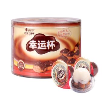 17.32元包邮！桶装巧克杯星球杯390g*2桶