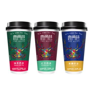 13.9元包邮！椰汁岛鹿角巷大杯奶茶4杯