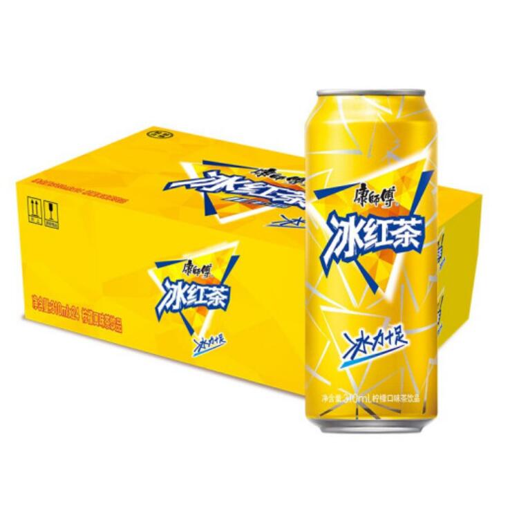 【1.1元/罐】55.92元包邮康师傅 冰红茶310ml*48