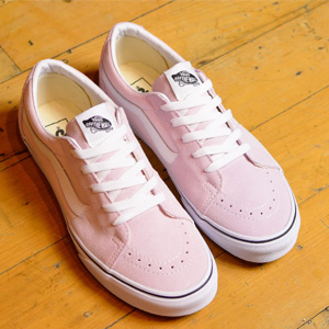 vanssk8樱花粉女款板鞋
