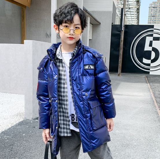 69元包邮！寒羽 儿童连帽羽绒服