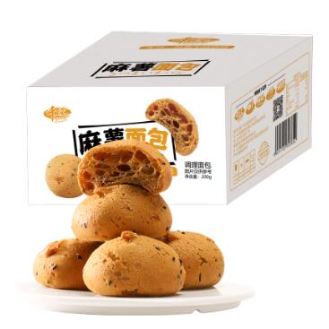 16.9！山姆同款麻薯面包280g 买一送一（凑单包邮）