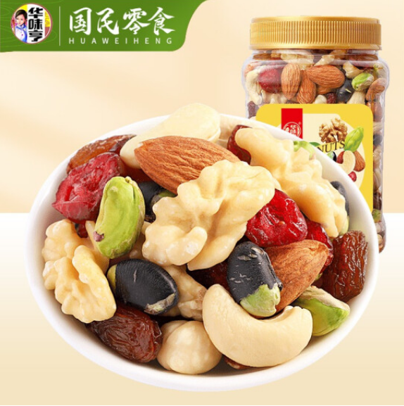 19.9元包邮！华味亨 每日坚果果仁 450g