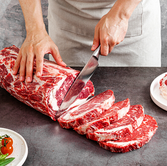 108元包邮！AN GE SHI原切牛排套餐10片（1300g）+赠品