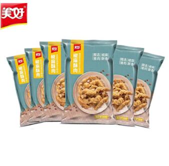 42.9元包邮！【海底捞同款】精选农家椒麻小酥肉180g*6袋