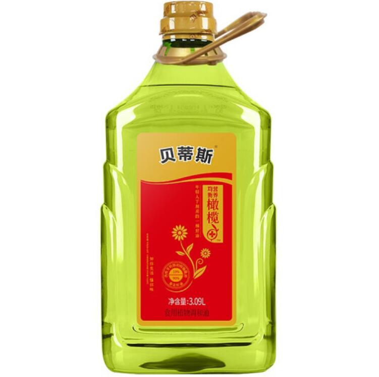 71.4元 贝蒂斯 葵花籽橄榄调和油3.09L*2
