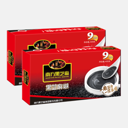 22.9元包邮！南方黑芝麻糊核桃味405g*2盒