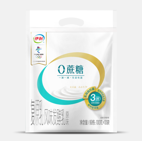 29.9元包邮！伊利 0蔗糖酸奶100g*20袋整箱