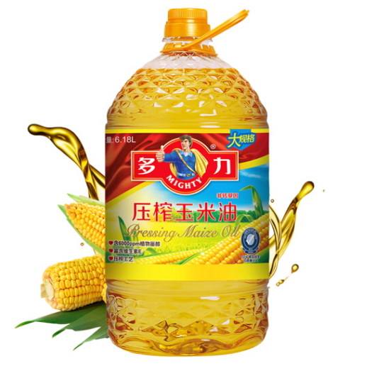 66.8元！多力压榨玉米油6.18L（需拍3件+凑单 付210.4元包邮）
