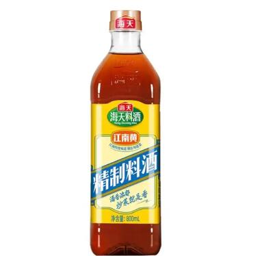 2.9元包邮！海天 精制料酒 800mL
