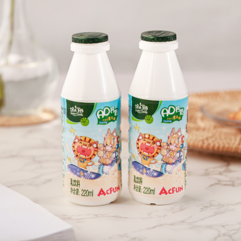 12.9元包邮！馋大狮 AD钙奶220ml*12瓶