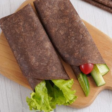 6.7元包邮！醇当家 黑全麦卷饼健身粗粮卷饼600G