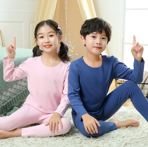 19.9元包邮！逗妮湾儿童德绒保暖内衣 全尺寸一个价
