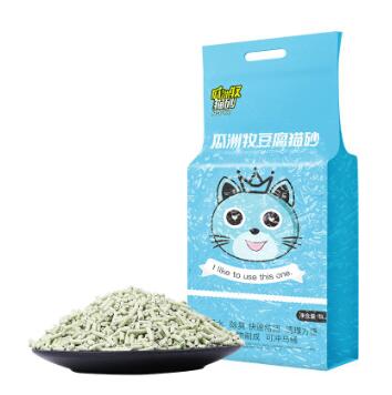 3.9元包邮！瓜洲牧豆腐膨润土混合猫砂4斤