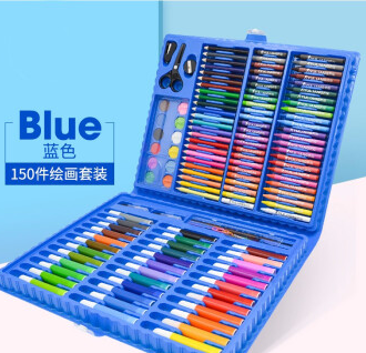14.9元包邮！涩咪咪 150件套画画套装绘画工具