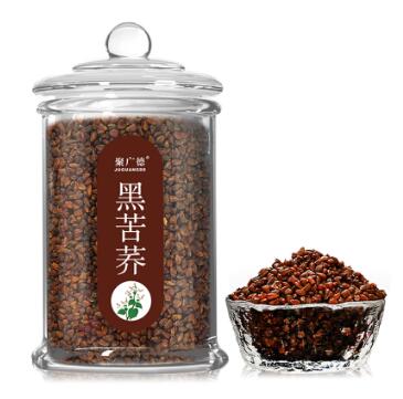 5.1元包邮！聚广德大凉山黑苦荞麦茶250g