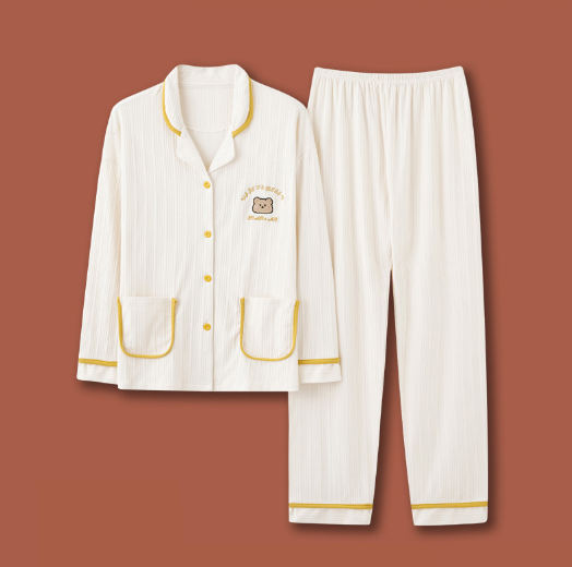 43元包邮！猫人 女士春秋纯棉睡衣家居服