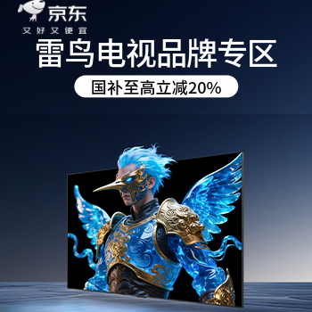 京东 雷鸟电视品牌日 国补享8折