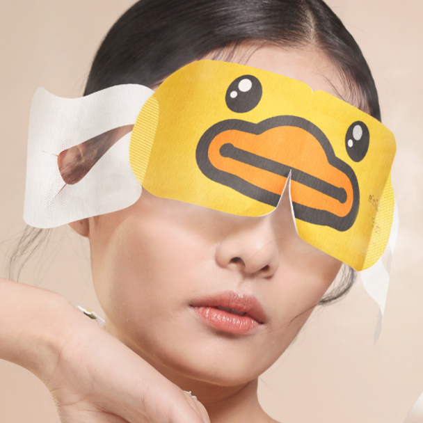 珍视明小黄鸭蒸汽眼罩睡眠遮光10片/盒