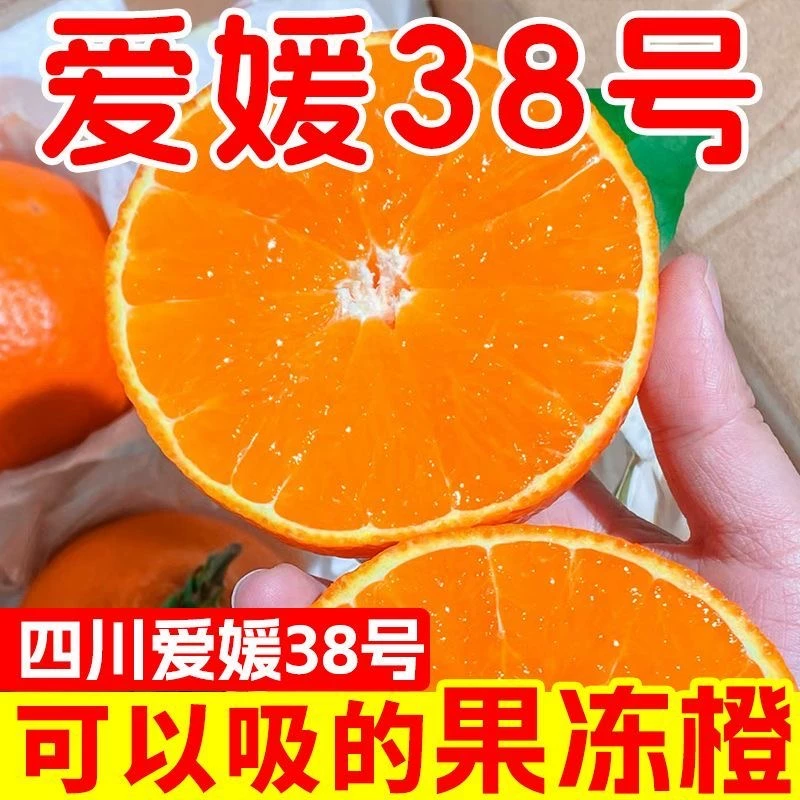 正宗四川爱媛38号果冻橙新鲜应当季孕妇水果冰糖橙子眉山产地直发