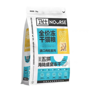 5.9元包邮！卫仕五拼鸡肉冻干美毛猫粮400g