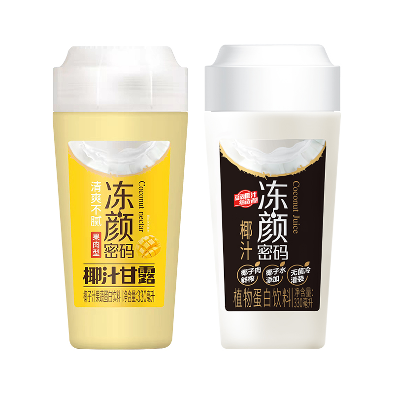 冻颜密码原味生榨椰子汁330ml*6瓶