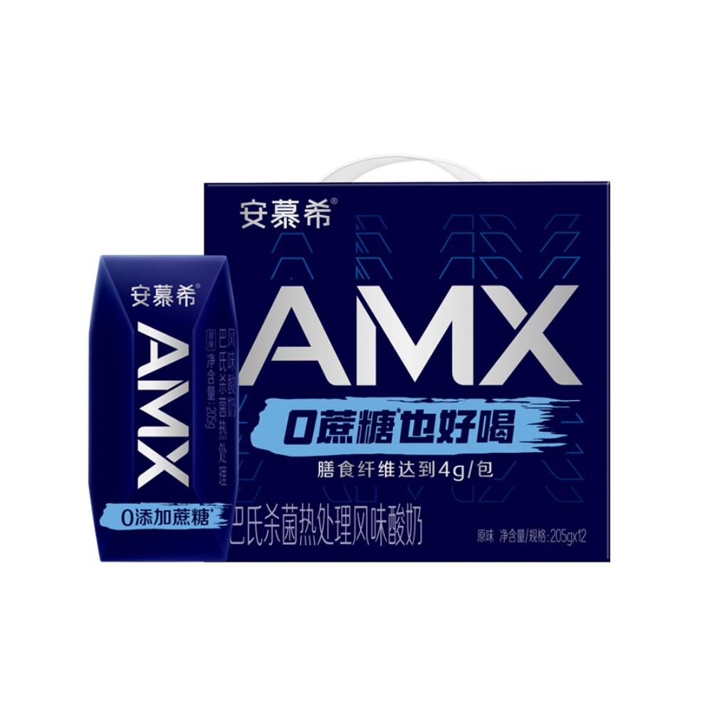 拍2件！伊利安慕希AMX系列酸奶205g*12