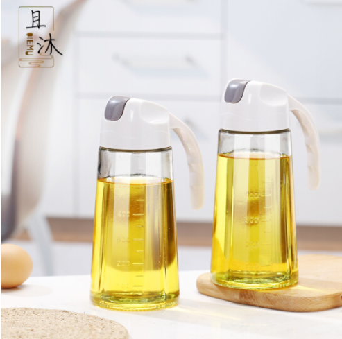 【8.8元包邮】自动开合玻璃油壶 630ml*2只装