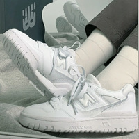 New Balance 550大童款白色运动鞋