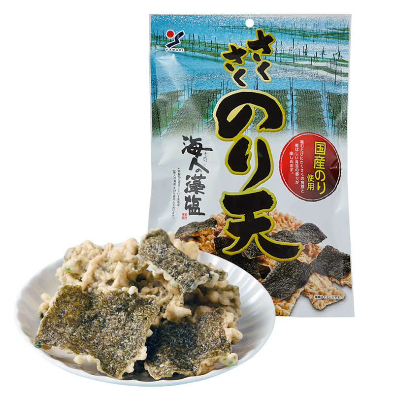 日本进口山荣YAMAEI天妇罗海苔-原味80g*1袋