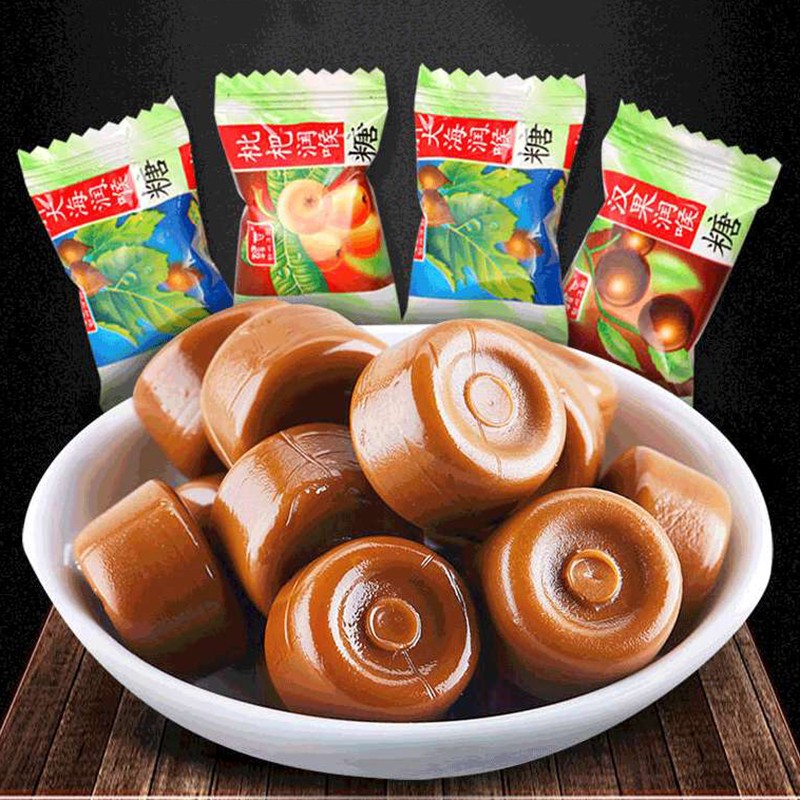 润喉糖枇杷胖大海罗汉果糖500g*1袋