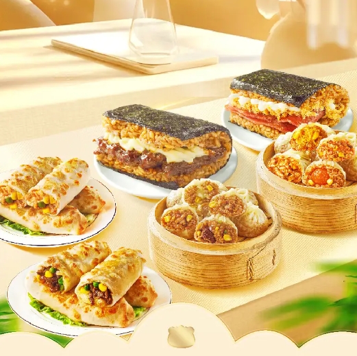 林饱饱 苏式纸皮烧麦/牛肉卷/ 鸡肉卷等，任选8件39.9元包邮！