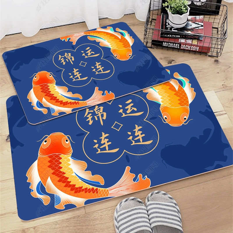 新年地垫虎年入户门脚垫